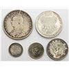 Image 2 : 5-FOREIGN SILVER COINS - INTERESTING LOT