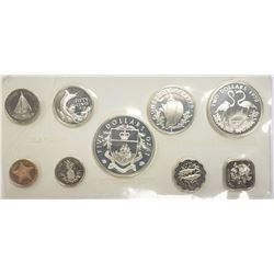 1970 Bahama Islands 9 Coin Proof Set