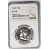 Image 1 : 1963 50C Franklin Half Dollar NGC PF67