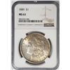 Image 1 : 1889-P Morgan Silver Dollar $1 NGC MS61