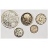 Image 2 : 5-FOREIGN SILVER COINS - INTERESTING LOT