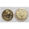 Image 2 : 2-American Mint 24k Gold Plated Coins