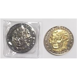 2-1985 THOMAS JEFFERSON DOUBLE EAGLE