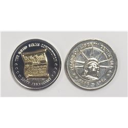 2-Natl Historic Mint Double Eagle(1) 24K