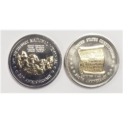 2-Natl Historic Mint Double Eagle 24K