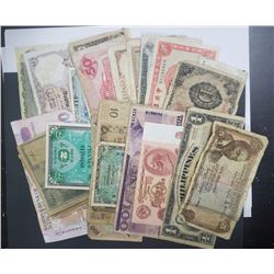 25pc FOREIGN CURRENCY LOT