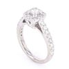 Image 3 : EXCELLENT 1.23ct VS1 G Color Diamond Platinum Ring