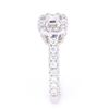 Image 8 : EXCELLENT 1.23ct VS1 G Color Diamond Platinum Ring