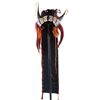 Image 1 : Osage Split Buffalo Horn Beaded Warrior Bonnet