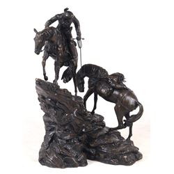 Jim Davidson Western Indian Successful Hunt Statue