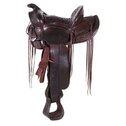 1937 Gillette Round Up Newberry Alliance Saddle