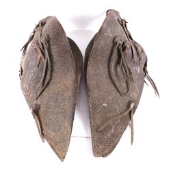 Al Furstnow Tooled Leather Western Tapadero Set