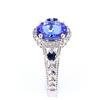 Image 14 : AAA Quality Tanzanite & Diamond 14K Ring