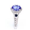 Image 6 : AAA Quality Tanzanite & Diamond 14K Ring