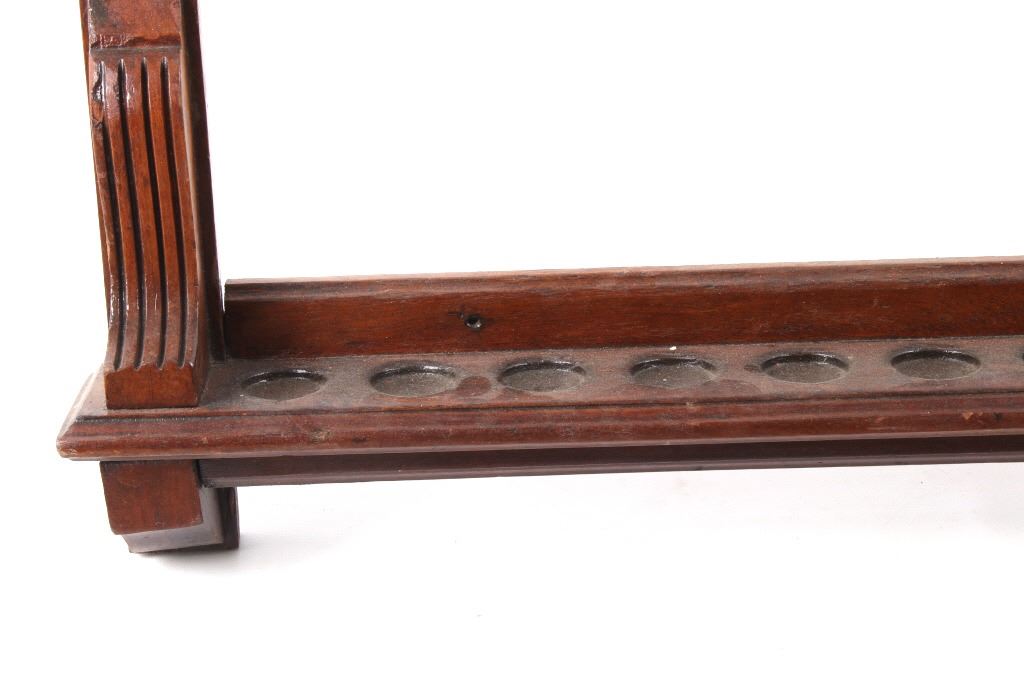 Brunswick Balke Collender Pool Cue Rack 1800's