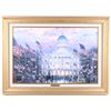 Image 1 : T. Kinkade Framed Print, "Flags Over The Capitol"