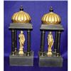 Image 1 : 19c Gilt Metal Statue Figurine Sculpture Gazebo#1019558