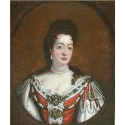 Portrait of  Queen Mary, manner of Kneller #1050431