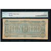 Image 2 : 1864 $100 Confederate States of America Note PMG 55