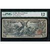 Image 1 : 1896 $5 Educational Silver Certificate PMG 12