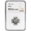 Image 1 : 1960 Roosevelt Dime Coin NGC MS67