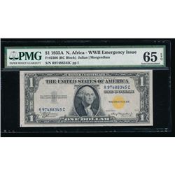 1935A $1 North Africa Silver Certificate PMG 65EPQ