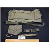 Image 1 : P37 Webbing Extender, Two 556 Cloth Bandoliers, Canvas 45 Cal Spare Parts Pouch,