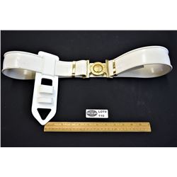 CAF Parade Belt, REME Buckle, Keepers and Bayonet Frog Circa 1950-1980