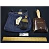 Image 1 : Vintage Umpire Bag with Base Brush and Counter and Advertising Vehicle Brush and Scraper