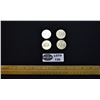 Image 1 : Lot of 4 Cdn Silver Dollars
