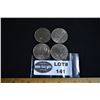 Image 1 : Lot of 4 Cdn Silver Dollars