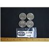 Image 1 : Lot of 4 Cdn Silver Dollars