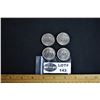 Image 1 : Lot of 4 Cdn Silver Dollars