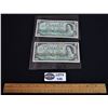 Image 1 : Lot of 2 Bank of Canada  1967 Centennial $1 Bank Notes