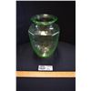 Image 1 : Vintage Green Uranium Depression Glass Vase