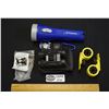 Image 1 : Sporting Goods Lot of Bushnell Binoculars, PR of Mini Maglite Hardhat Clips (BC Forest Service)