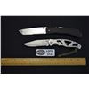 Image 1 : Cold Steel Tanto Voyageur Lock Blade with Pocket Clip and Gerber Frame Lock with Pocket Clip