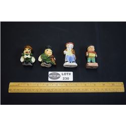 Lot of 4 Occupied Japan Figurines in Very Good Condition