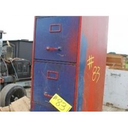 4 DRAWER FILING CABINET C/W CONTENTS