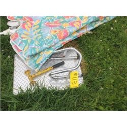 MOTORBIKE RACK, BARREL OPENER & UMBRELLA