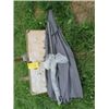 Image 1 : FOLDING TABLE, UMBRELLA & 2 JACK STANDS