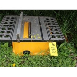 SMALL YELLOW TABLE SAW