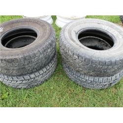 4 - 285/75R16 TRUCK TIRES (ALL 4 FOR ONE MONEY)