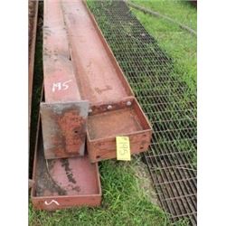 5 I-BEAMS (7" X 14" X 187"L) (ALL 5 FOR ONE MONEY)