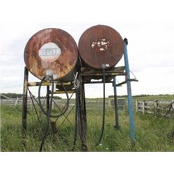 STEEL STAND & FUEL TANKS
