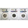 Image 2 : 1965, 1966, & 1967 SMS QUARTERS, PCGS SP67