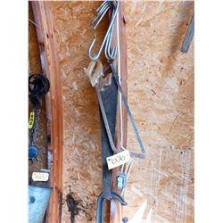 MEAT SAW & MEAT HOOKS