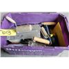 Image 1 : PURPLE TOTE C/W CEMENT FINISHING TOOLS
