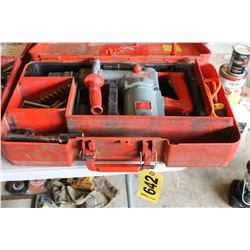 HILTI TE60 BITS & CASE (WORKING)