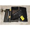 Image 1 : BLACK TOOLBOX C/W WRENCHES, SOCKETS, ETC
